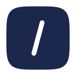 Slash Square SVG Icon